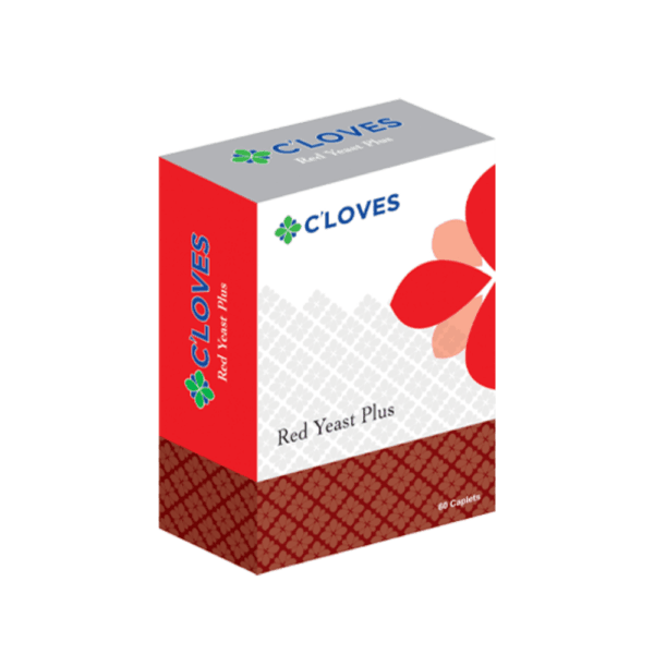 C'loves Red Yeast Rice Plus, Red Yeast, Coq10, Cholesterol, blood circulation, antioxidant, cardiovascular function