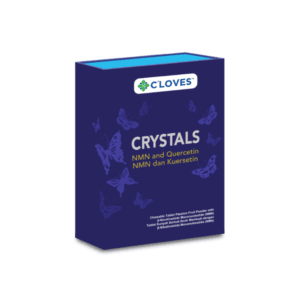 Crystals NMN & Quercetin, NMN 370mg, grape seed, quercertin, tremella fuciformis, white curcumin, vitamin c, anti aging, beauty, cell repair