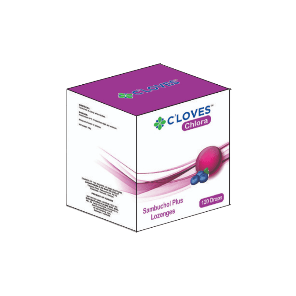 C'loves Chlora Sambuchol Plus Lozenges, Lozenges, sambucus, Elderberry