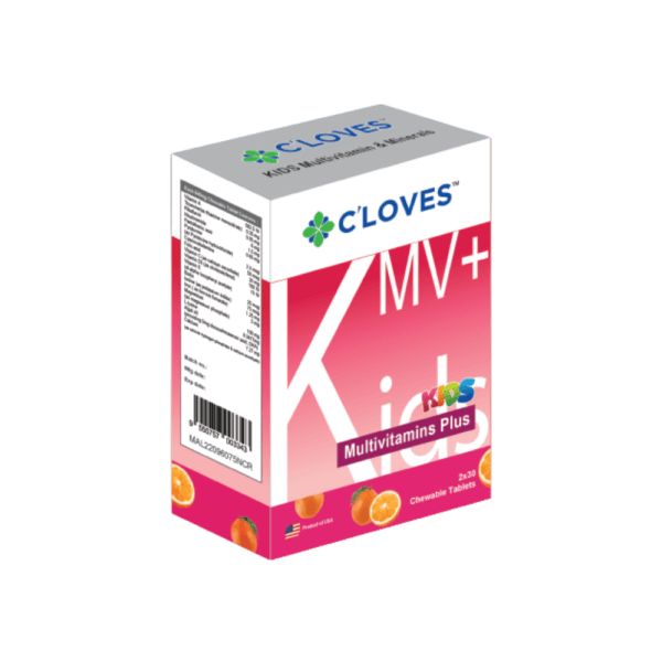 C'loves Kids Multivitamins Plus Chewable Tablets, Chewable Tablets, Multivitamin, Multi Minerals, Lysine, DHA, Eye Health