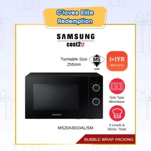 C'loves Elite Redemption, Samsung 20L Solo Microwave Oven