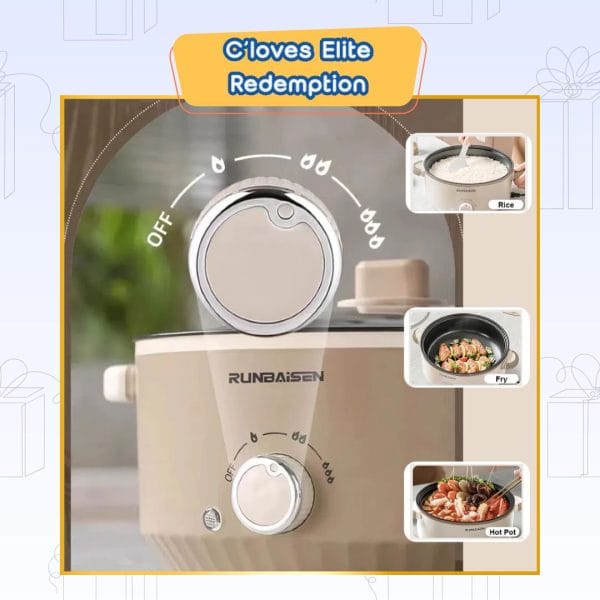C'loves Elite Redemption, Capacity Multifunctional Electric Cooker