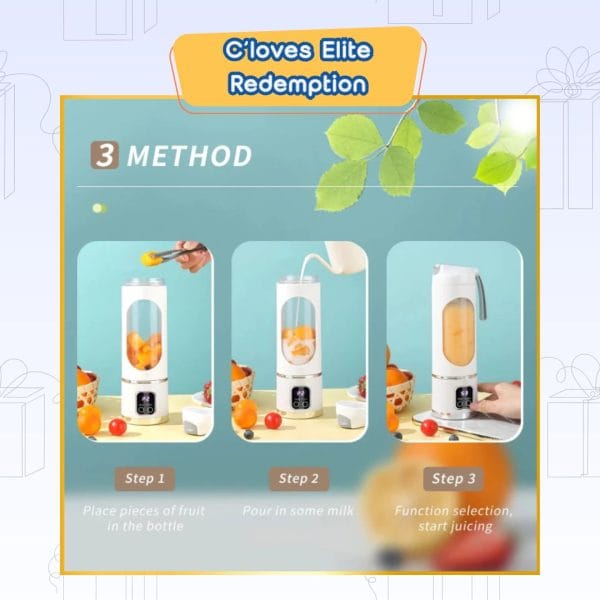 C'loves Elite Redemption, 500ML Portable Juicer Blender